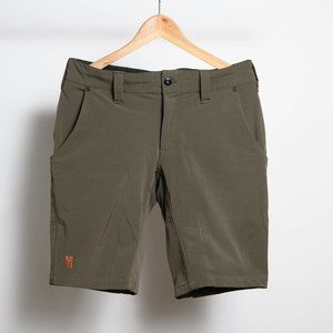 Chrome Industries Mens Folsom Cycling Riding Biking Shorts - Olive Green sz 32